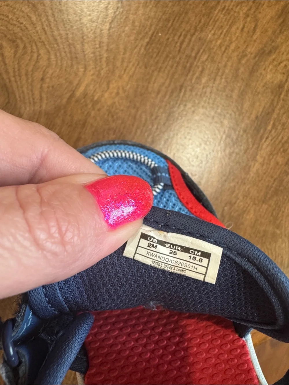 Carter's Blue and Red Toddler Sport Sandals